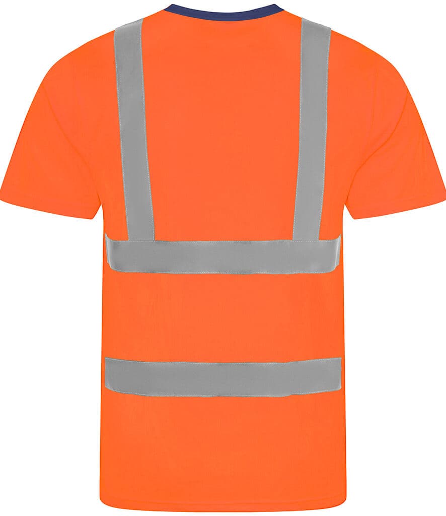 Pro RTX High Visibility T-Shirt — RX720 ORNV BACK