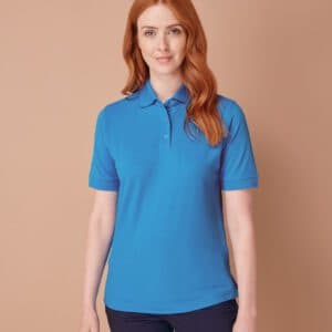 Henbury Ladies Poly/Cotton Piqué Polo Shirt