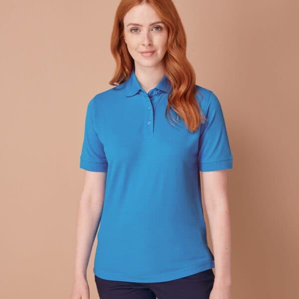 Henbury Ladies Poly/Cotton Piqué Polo Shirt