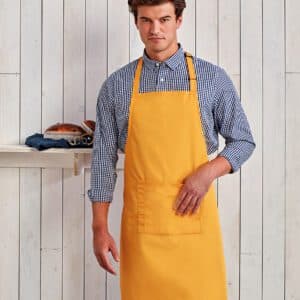 Premier ‘Colours’ Bib Apron with Pocket