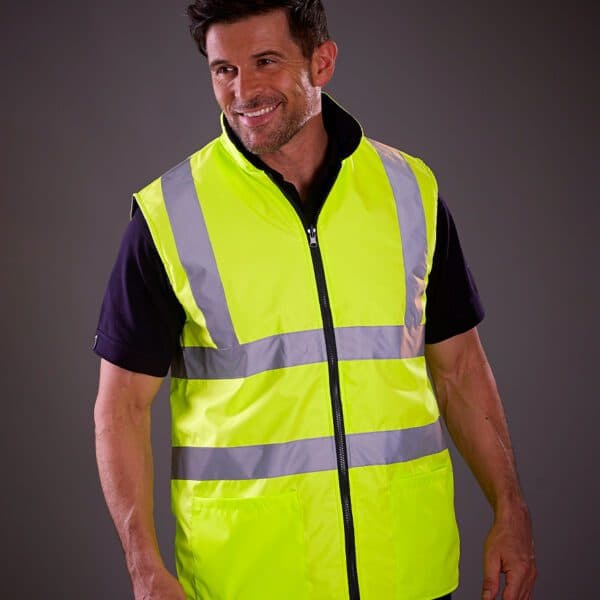 Yoko Hi-Vis Fleece Bodywarmer