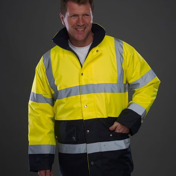 Yoko Hi-Vis Two Tone Motorway Jacket