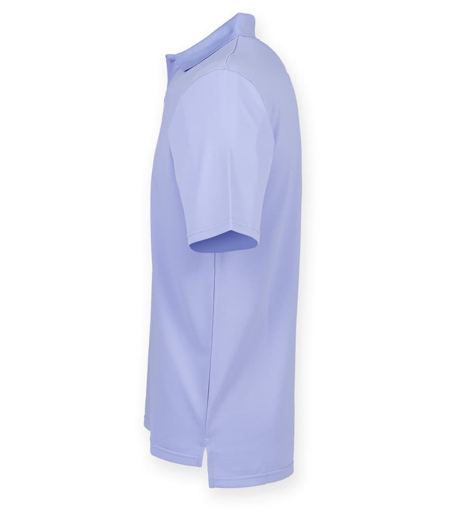 Henbury Coolplus® Wicking Piqué Polo Shirt — H475 LAV LEFT