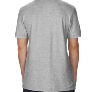 Gildan Hammer Pique Polo Shirt — GD43 SGY BACK