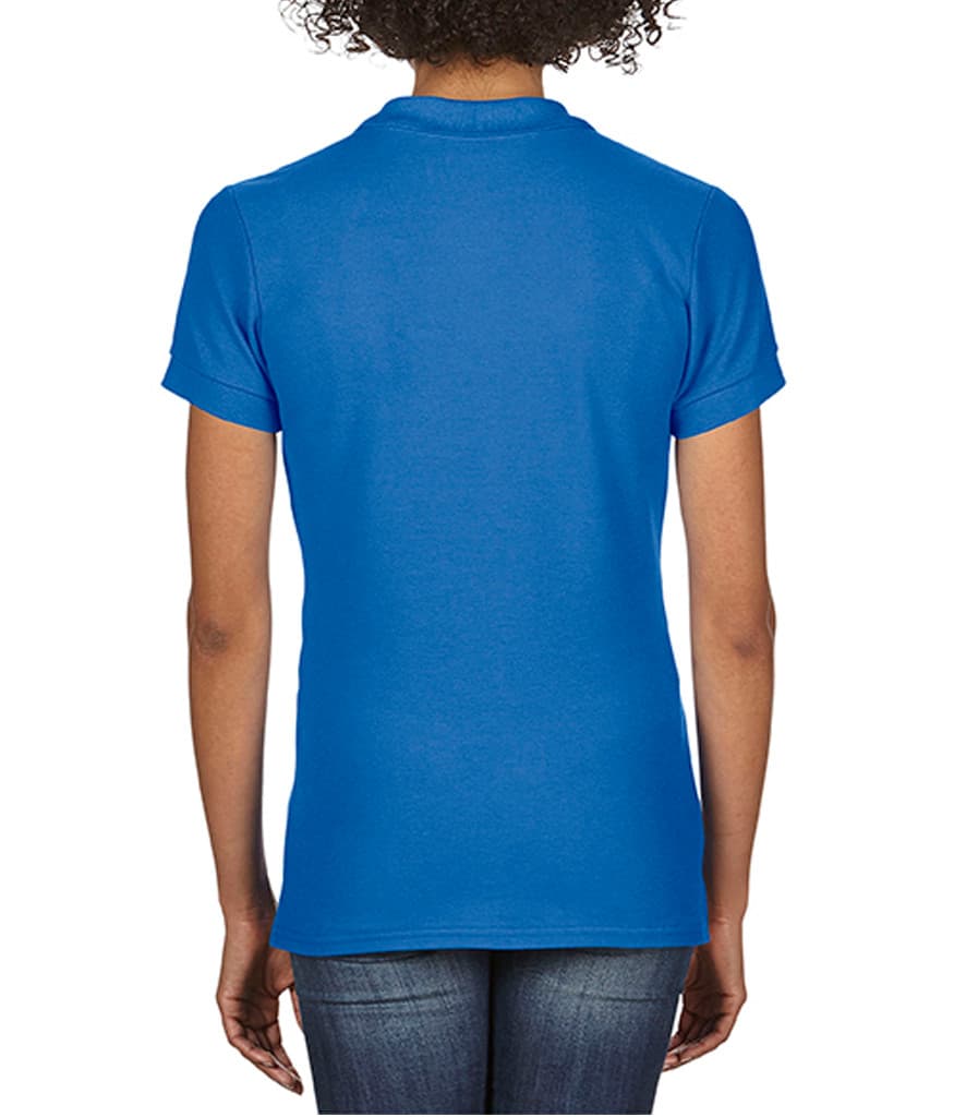 Gildan Ladies SoftStyle® Pique Polo Shirt — GD75 ROY BACK