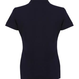 Henbury Ladies Modern Fit Cotton Piqué Polo Shirt — H102 NAV BACK