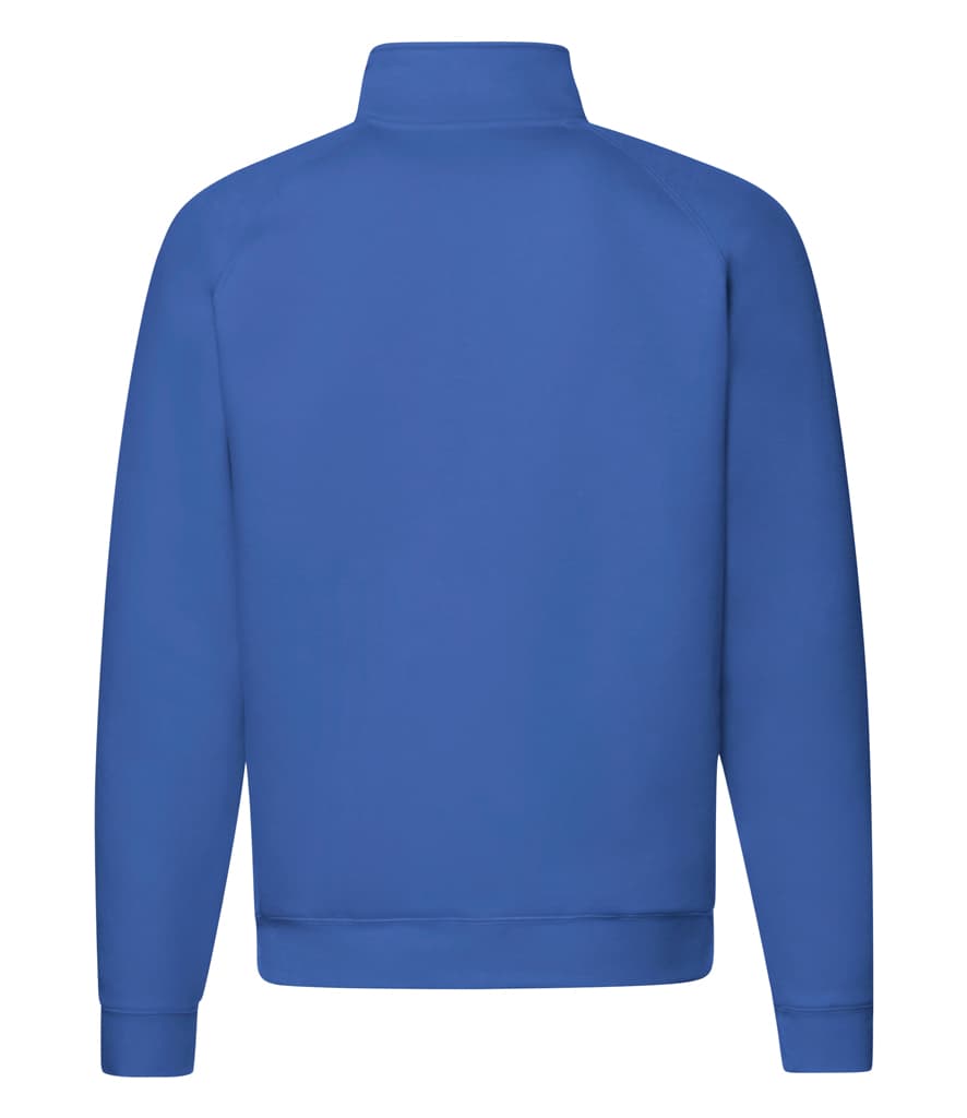 Fruit of the Loom Premium Zip Neck Sweatshirt — SSE17 ROY BACK
