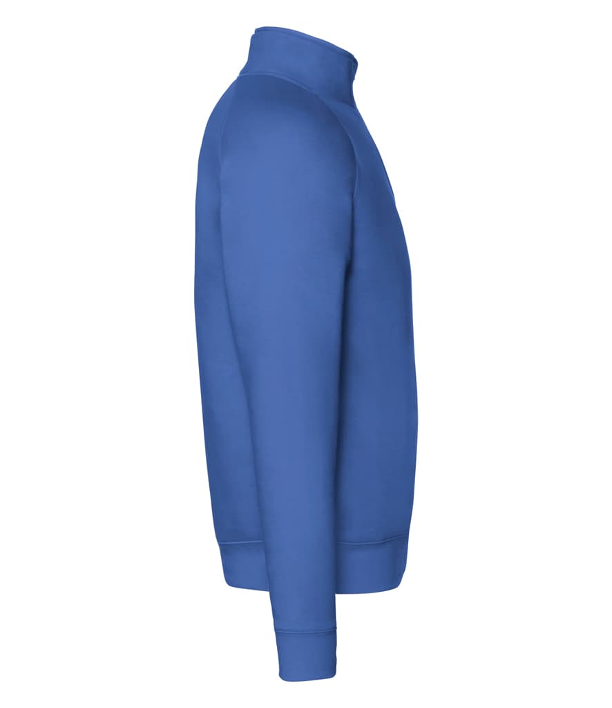 Fruit of the Loom Premium Zip Neck Sweatshirt — SSE17 ROY RIGHT