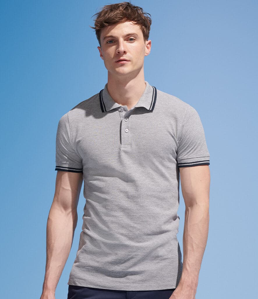 SOL’S Pasadena Tipped Cotton Piqué Polo Shirt — 10577