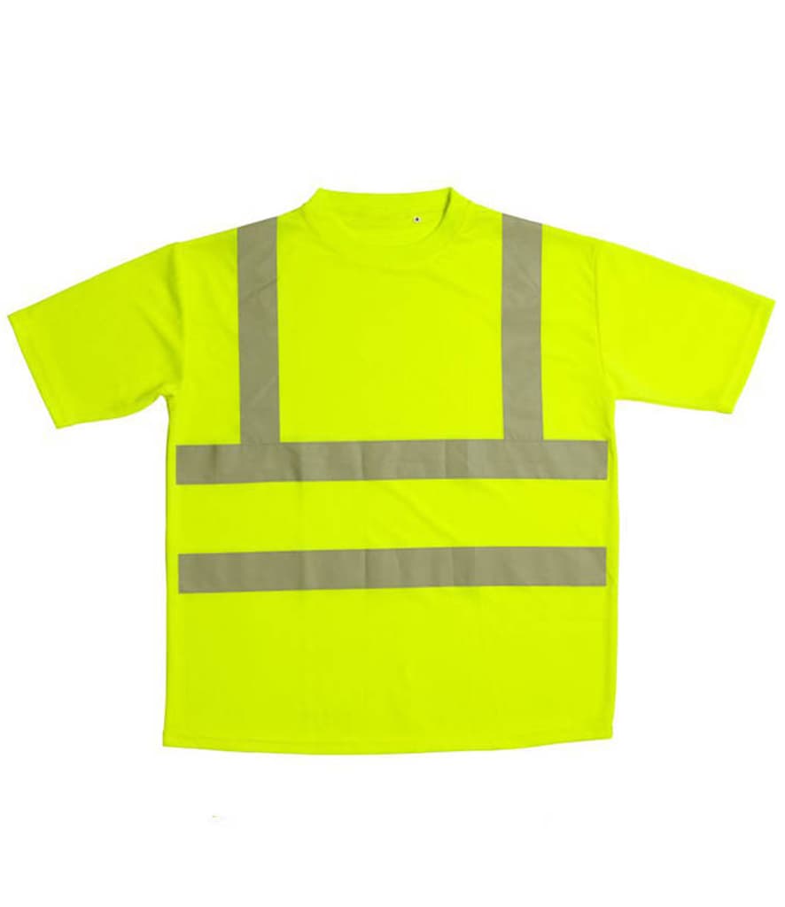 Warrior Hi-Vis T-Shirt in Fluorescent Yellow