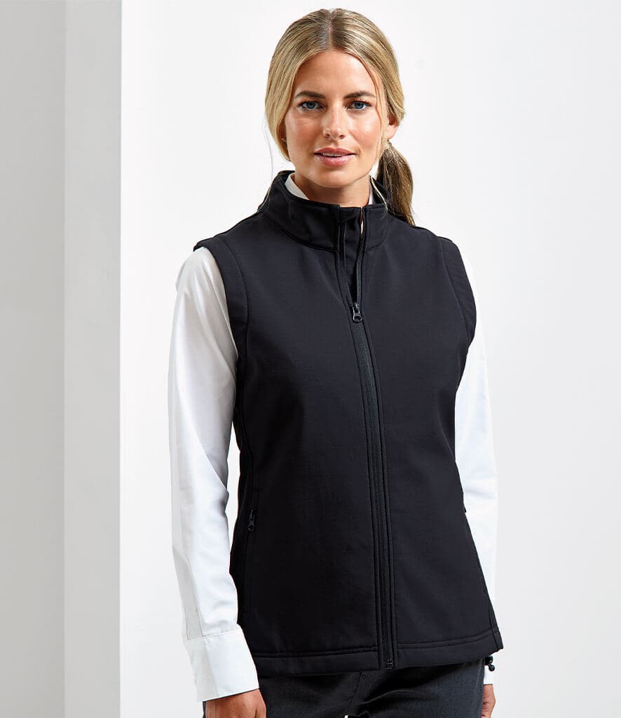 Premier Ladies Windchecker® Recycled Printable Soft Shell Gilet — pr816