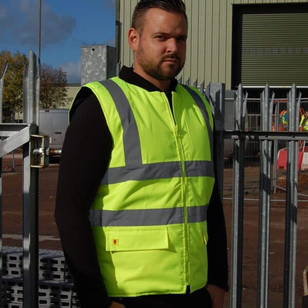 Warrior Phoenix Hi-Vis Reversible Bodywarmer