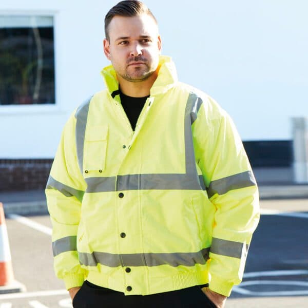 Warrior Tulsa Hi-Vis Bomber Jacket