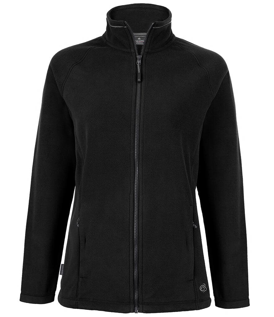 Craghoppers Expert Ladies Miska 200 Micro Fleece Jacket — CR316 BLK FRONT