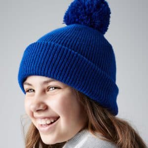 Beechfield Kids Reflective Bobble Beanie