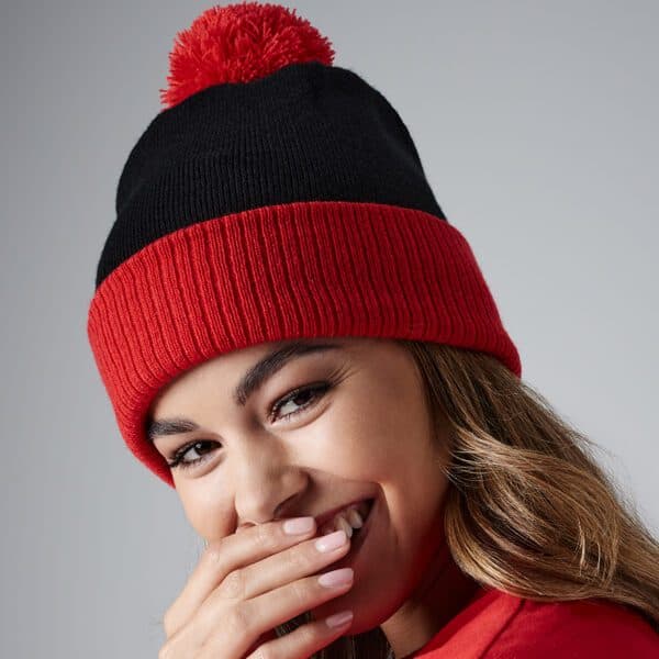 Beechfield Snowstar Two Tone Beanie