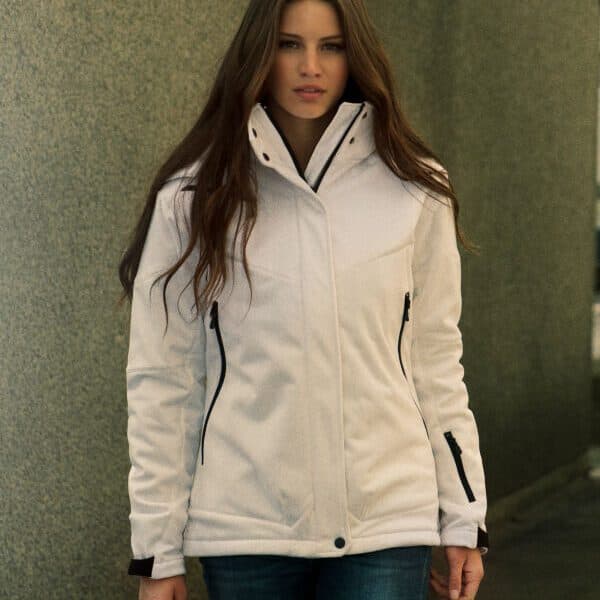 Printer Essentials Skeleton Ladies Softshell Jacket