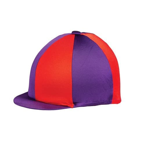 Hy Equestrian Two Tone Hat Silk with Branch Name (10 Pack) — 0556-Hy-Two-Tone-Lycra-Silks-01