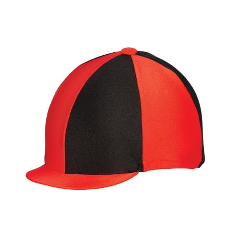 Hy Equestrian Two Tone Hat Silk with Branch Name (10 Pack) — 0569-Hy-Two-Tone-Lycra-Silks-01