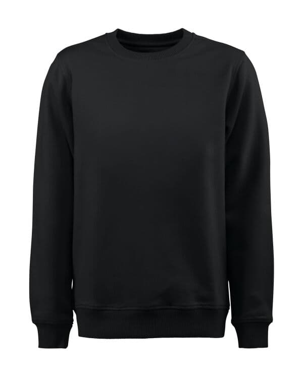 Printer Essentials Softball Sweatshirt in Black