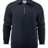 Printer Essentials Rounders Unisex 1/4 Zip Sweatshirt in Dark Navy