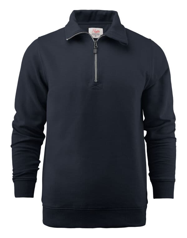 Printer Essentials Rounders Unisex 1/4 Zip Sweatshirt in Dark Navy