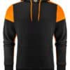 Printer Prime Unisex Hoodie in Black/Orange