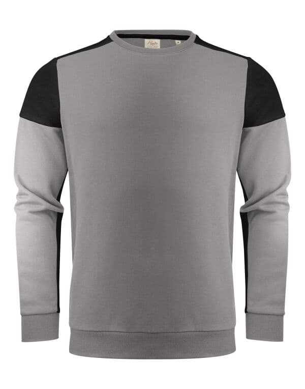 Printer Prime Unisex Crewneck Sweatshirt in Anthracite/Black