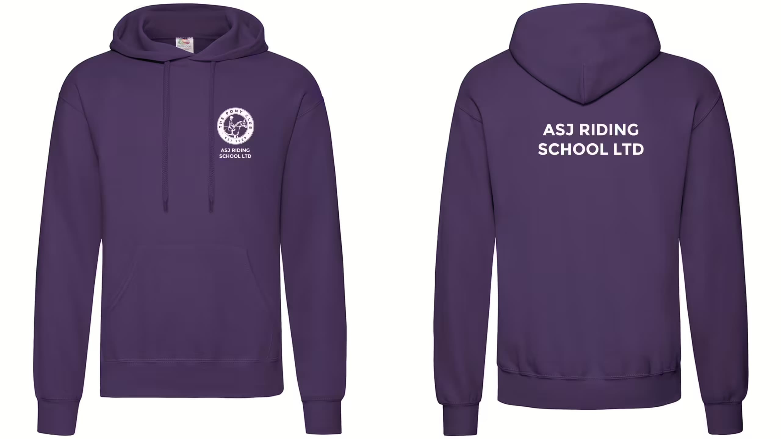 ASJ Pony Club Adult’s Hoodie — SS14 Adults Hoodie