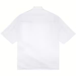 Dennys Long Sleeve Press Stud Chef’s Jacket — DE001 WHI BACK