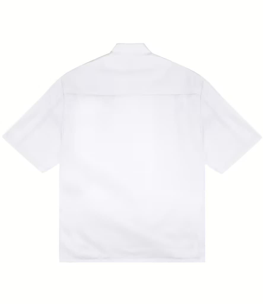 Dennys Short Sleeve Chef’s Jacket — DE001 WHI BACK