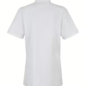 Premier Ladies Short Sleeve Chef’s Jacket — PR670 WHI BACK