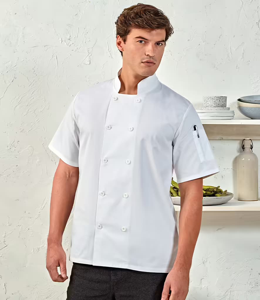 Premier Short Sleeve Chef’s Jacket