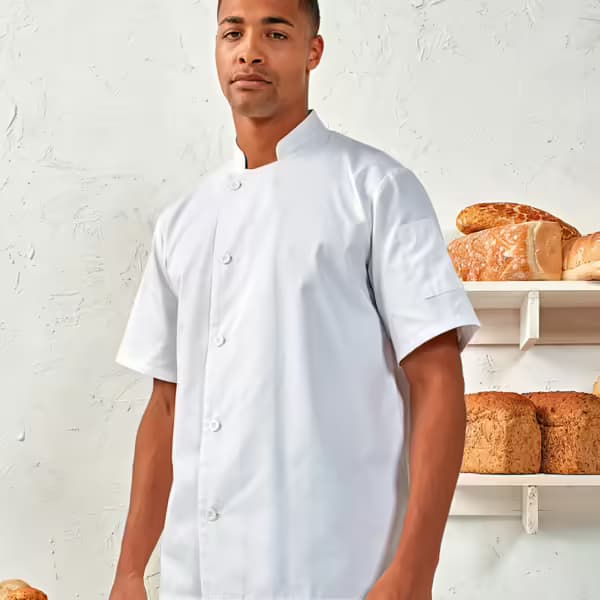 Premier Essential Short Sleeve Chef’s Jacket