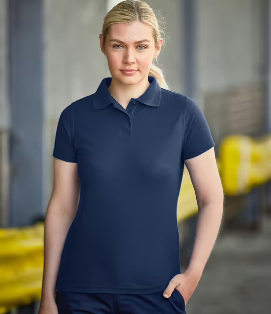Pro RTX Ladies Pro Polyester Polo Shirt — RX105F NAV MODEL 1 HERO