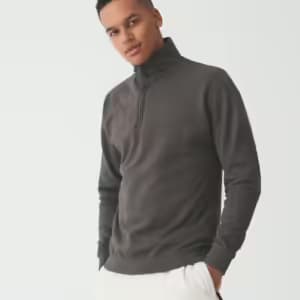 AWDis Sophomore Zip Neck Sweatshirt