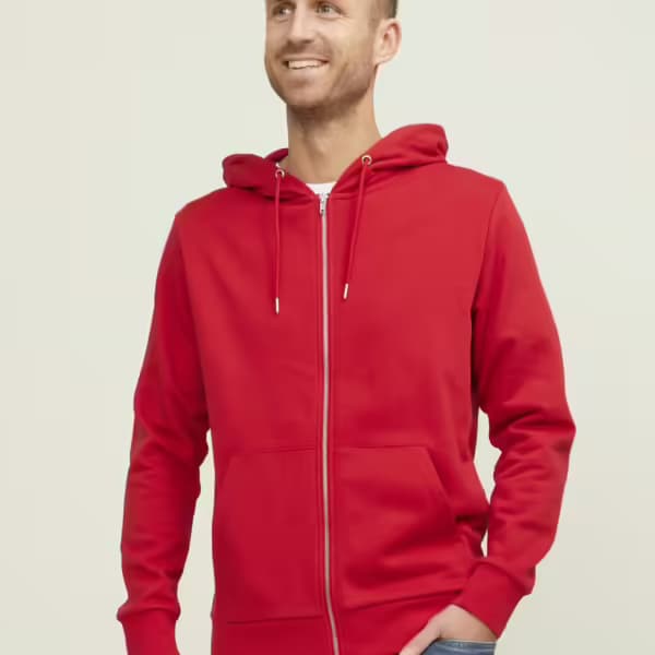 Jack&Jones Unisex Classic Zip Hooded Sweat