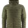 James Harvest Woodlake Heights Unisex Jacket in Moss Green