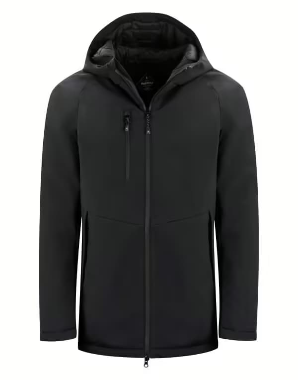 James Harvest Winchester Unisex Jacket in Black