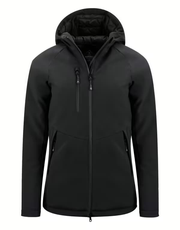 James Harvest Winchester Ladies Jacket in Black
