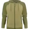 James Harvest Keyport Full Zip Hooded Hybrid Ladies Jacket in Moss Green