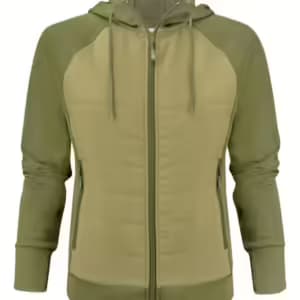 James Harvest Keyport Full Zip Hooded Hybrid Ladies Jacket