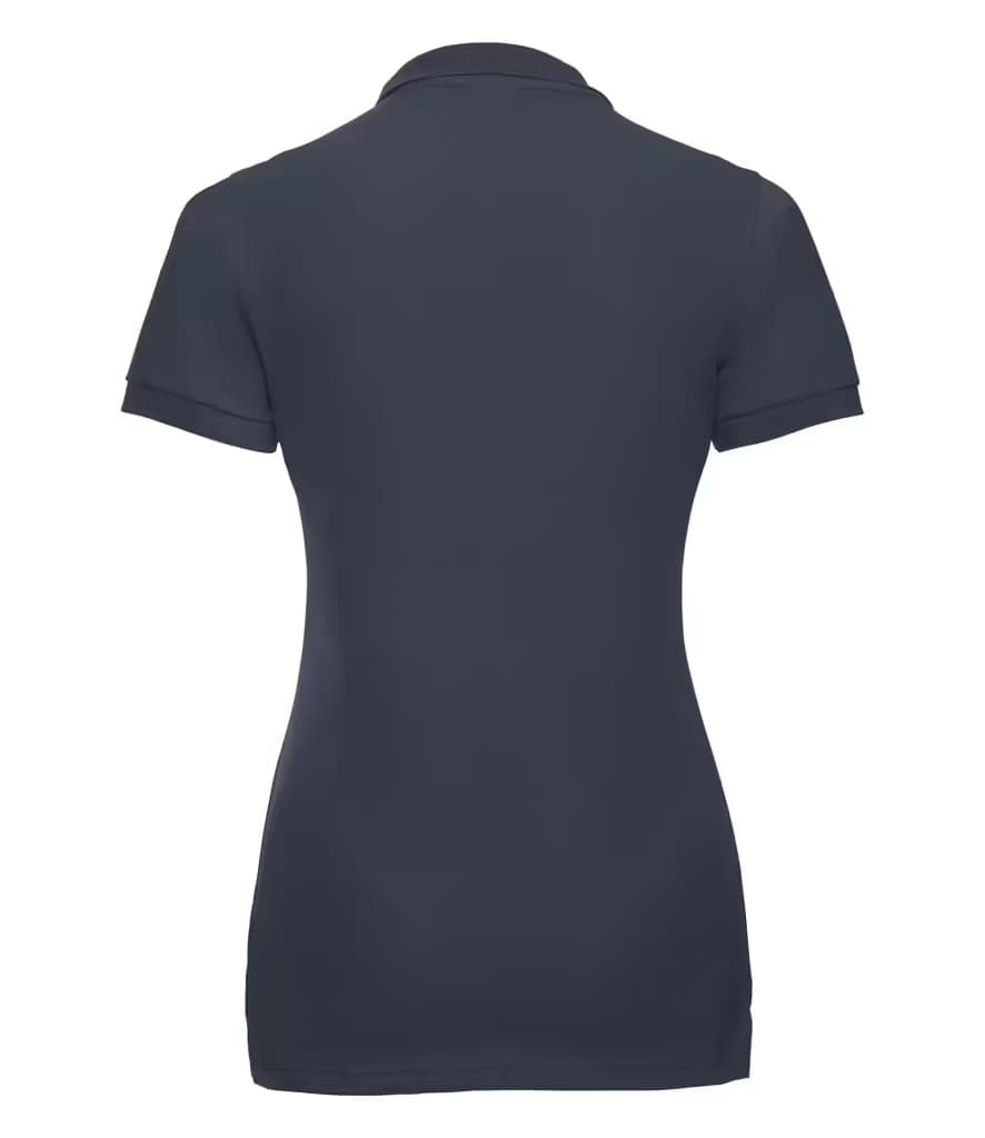 Russell Stretch Pique Polo Shirt (Ladies) — 566F FNA BACK