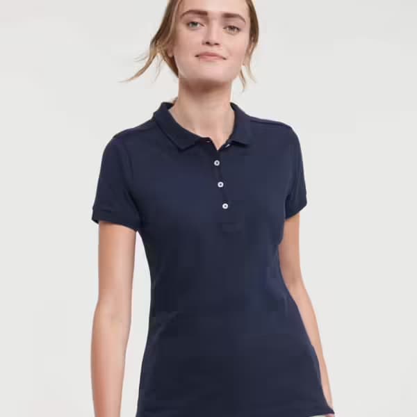 Russell Stretch Pique Polo Shirt (Ladies)