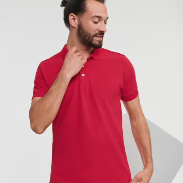 Russell Stretch Pique Polo Shirt (Unisex)