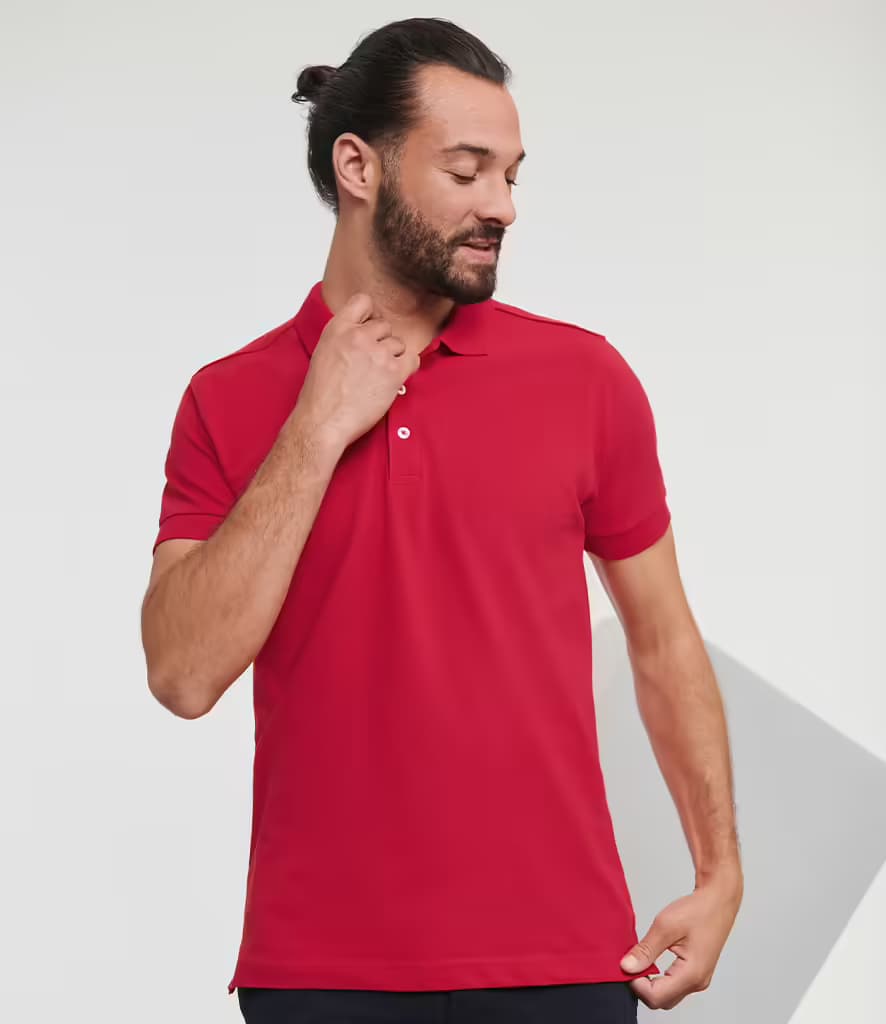 Russell Stretch Pique Polo Shirt (Unisex) — 566m