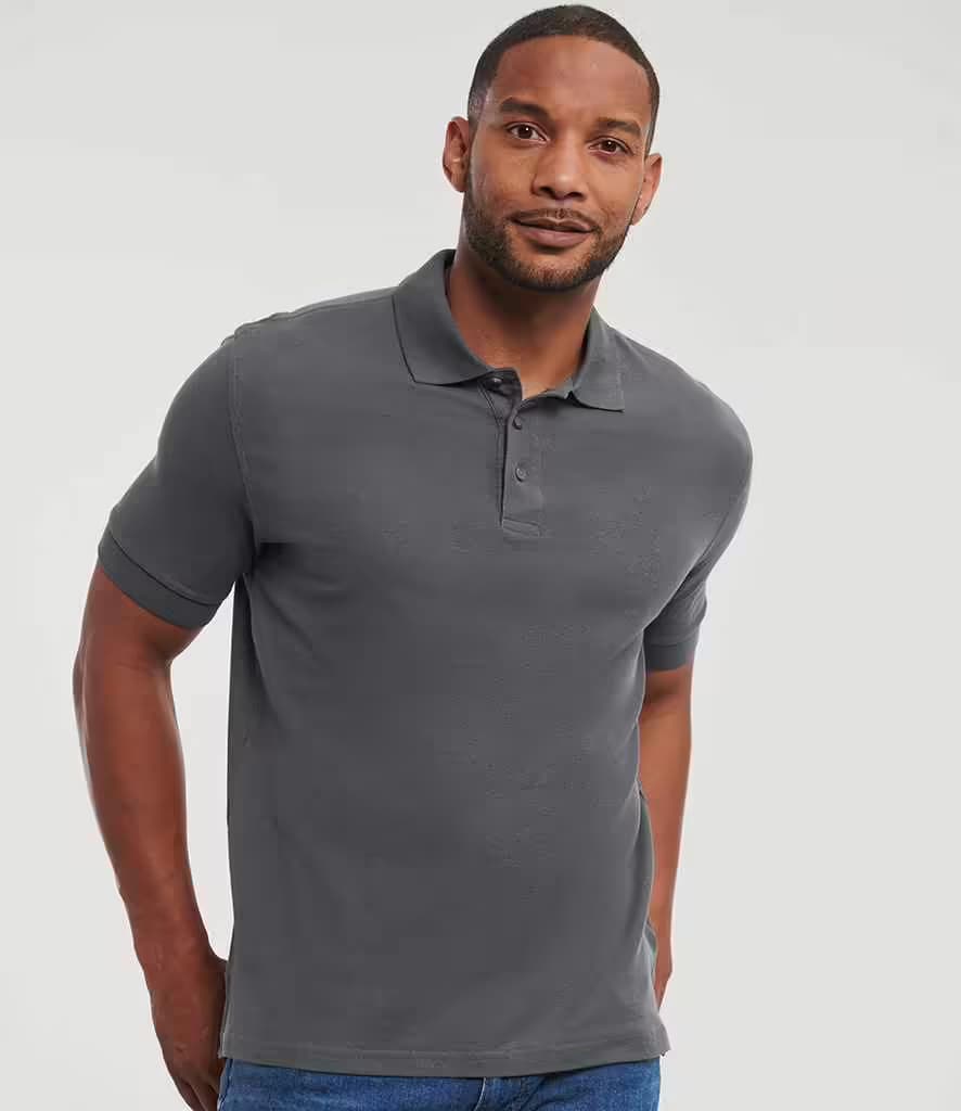 Russell Ultimate Classic Cotton Polo — 577M TIA MODEL 1 HERO