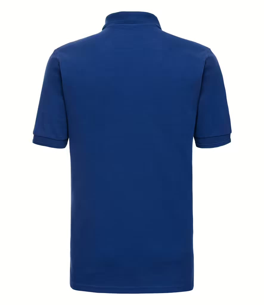 Russell Hardwearing Poly/Cotton Piqué Polo Shirt — 599M BRO BACK