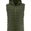James Harvest Woodlake Heights Padded Unisex  Vest in Moss Green