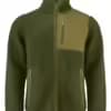 James Harvest Kingsley Sherpa Fleece Unisex in Moss Green